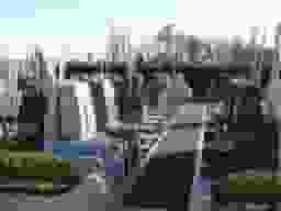 新光墓苑　区画整備された墓域