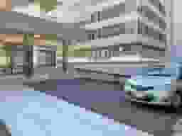 光宝寺　整備された駐車場