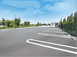 とうぶ若葉園　広々とした専用駐車場