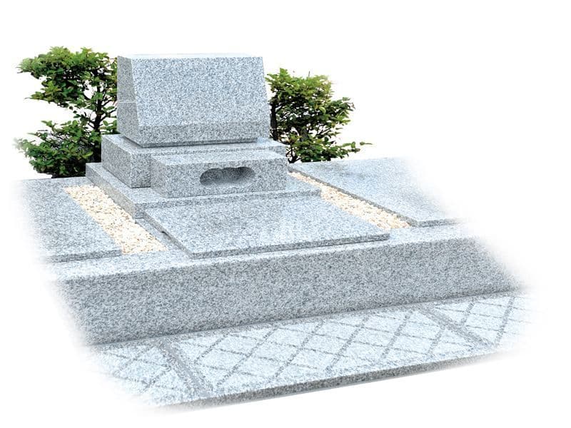 しらこばとメモリアルパーク　墓石建墓例