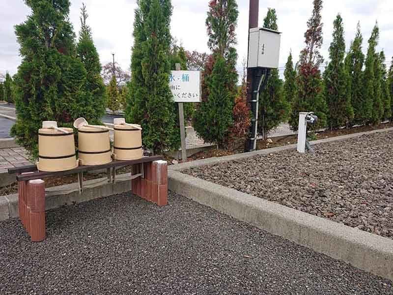 フジパーク霊園 見附　いくつかある水汲み場のひとつ