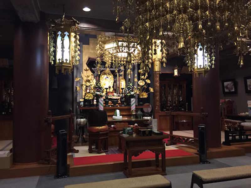 三樹院 のうこつぼ　本堂内部