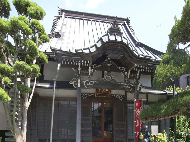 鎌倉富士見墓苑　妙典寺本堂
