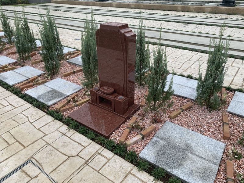 川口中央霊園に建立された墓石