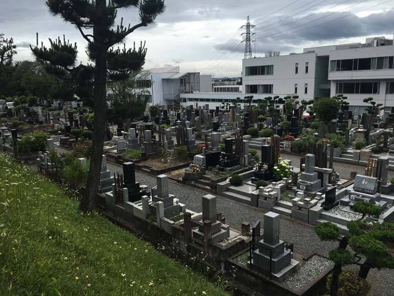 八王子市営 甲の原霊園　霊園風景①