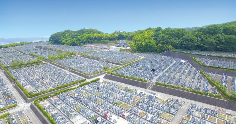 大阪生駒霊園の全景
