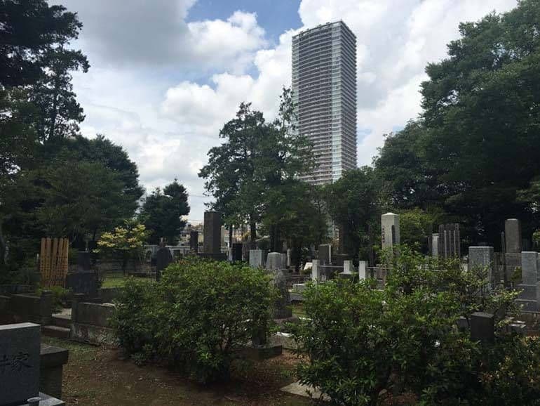 都立 雑司ヶ谷霊園　都心にありながら緑に囲まれた霊園
