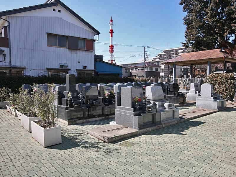 与野正圓寺墓苑　区画整備された墓域