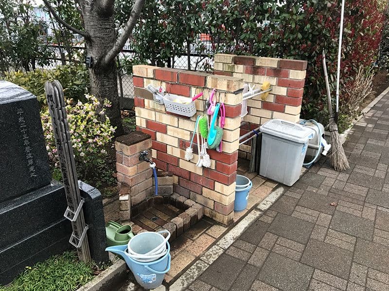 新座メモリアル　水汲み場