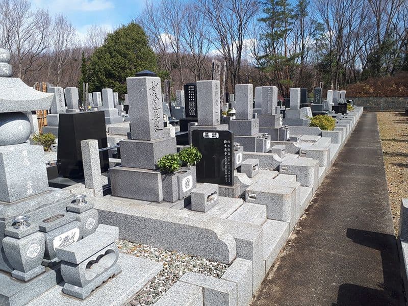 八王子道玄霊園　広々とした墓域