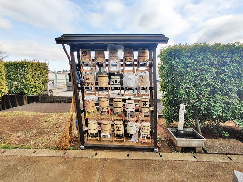 三ツ池の杜墓苑　苑内の水場