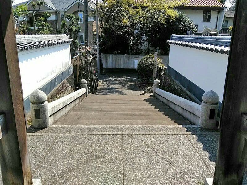 妙大寺　山門からの景色