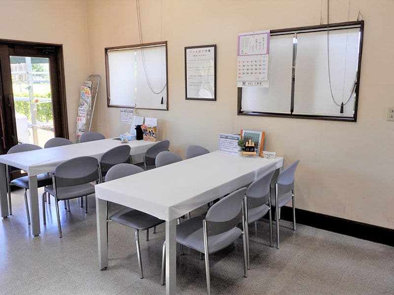メモリアルガーデン大宮青山苑　屋内休憩室