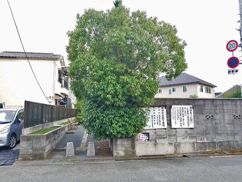 摂津市営 鳥飼下墓地　公道からのアクセス良好