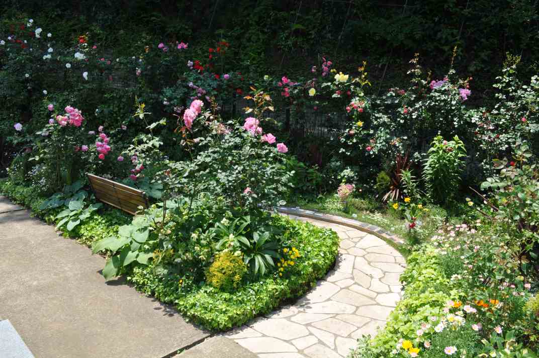 鎌倉やすらぎの杜　美しい花々が咲き誇る園内風景