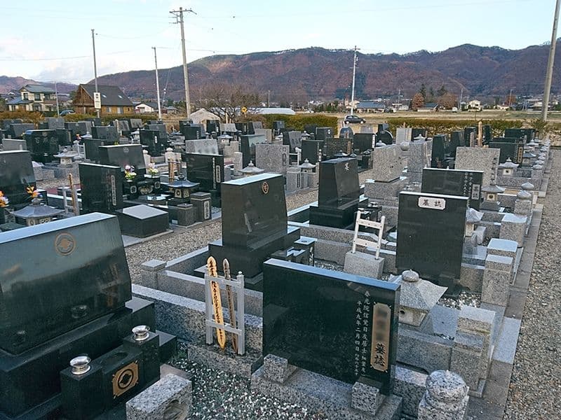 安曇野市営 上沢霊園