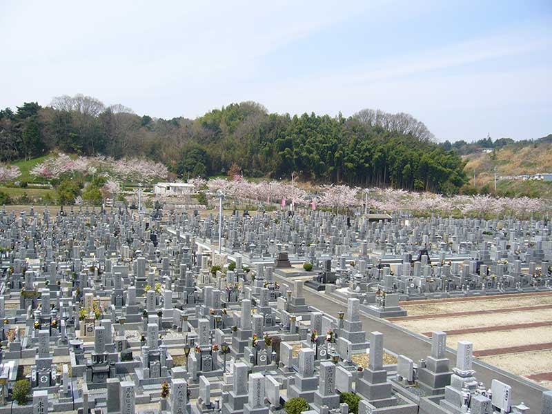 京阪奈墓地公園　園内全景