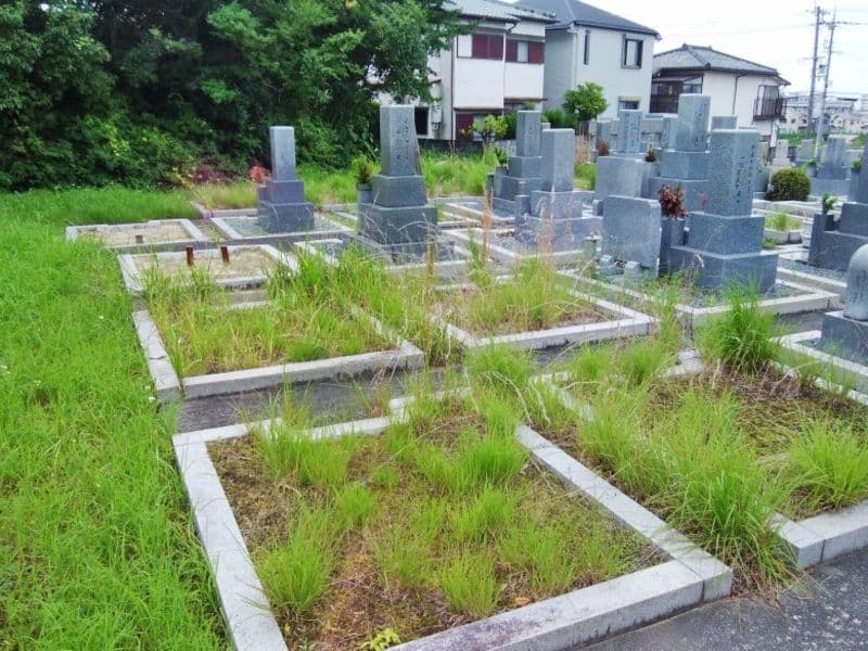 大字稲墓地