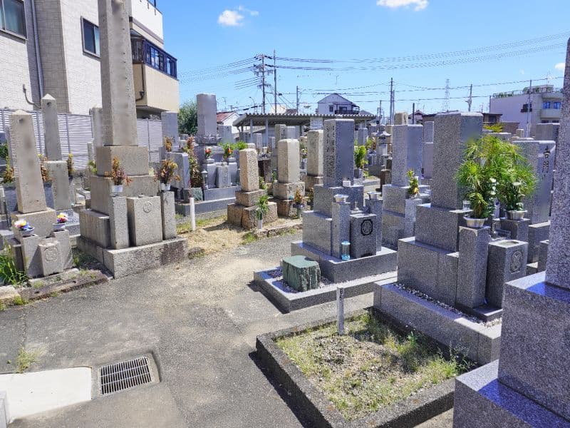 堺市北区 大豆塚墓地