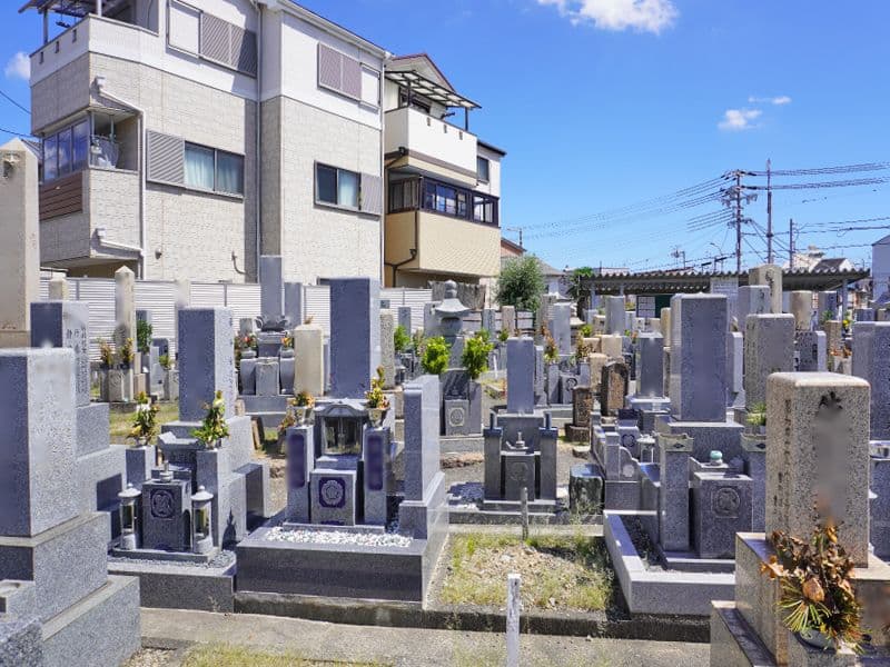 堺市北区 大豆塚墓地