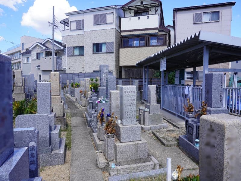 堺市北区 大豆塚墓地