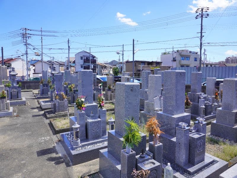 堺市北区 大豆塚墓地