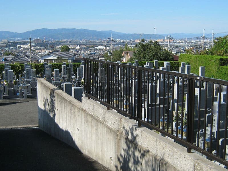 星の丘霊園からの景色
