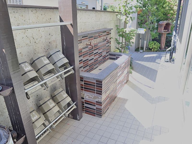 清潔な水場