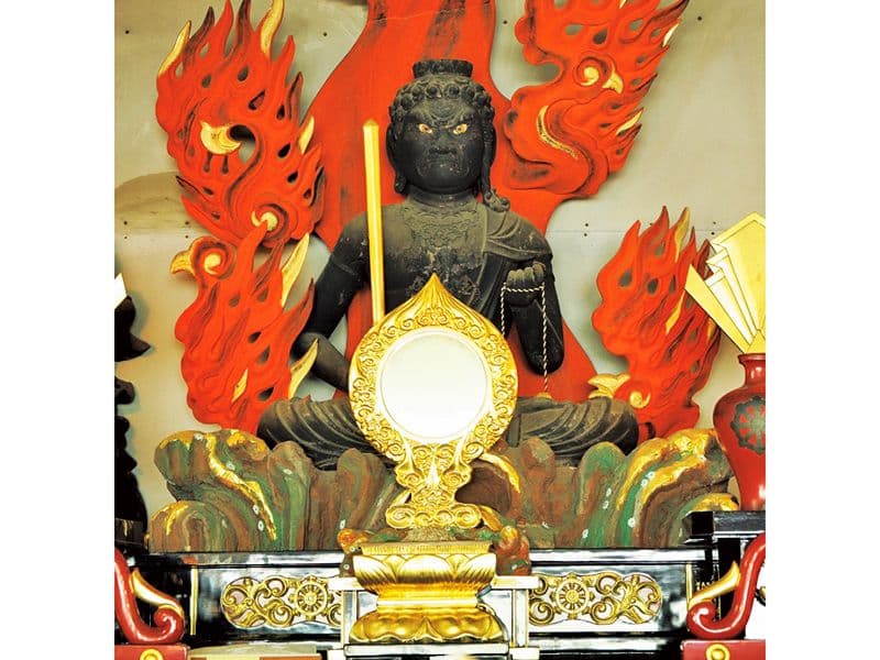 不動堂内部
