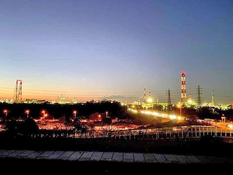 境内からの風景（夜景）