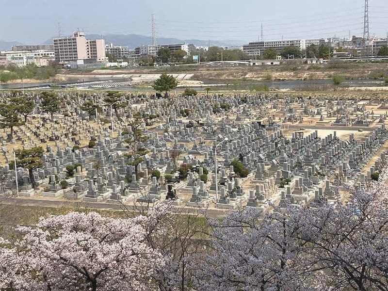 霊園風景