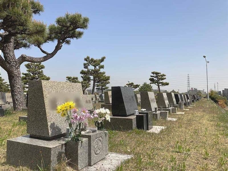 芝墓地エリア